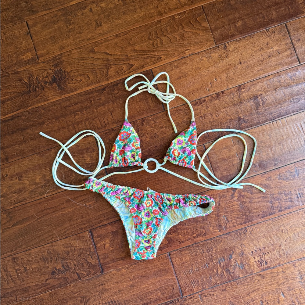 Colorful Floral Bikini Set